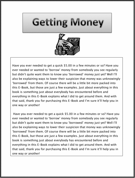 Product picture Quick n Easy Money